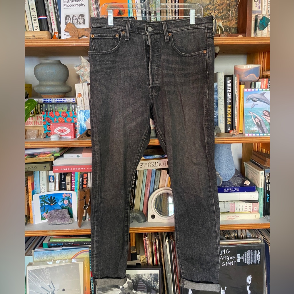 Levis 501 Grey Skinny Brand New
